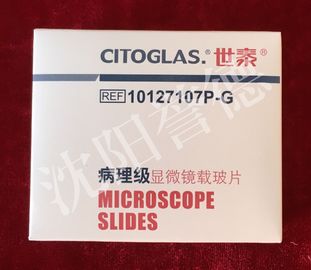 Китай Квадратный микроскоп биологии сползает без любого волдыря или Флав × 25мм 75мм завод